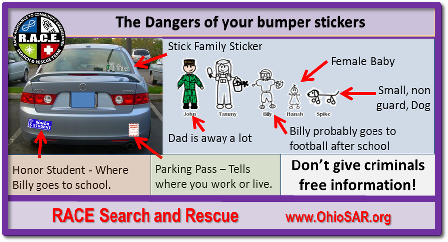 Goes away a lot. Bumper Sticker. Danger Sticker. Daddy goes to School.